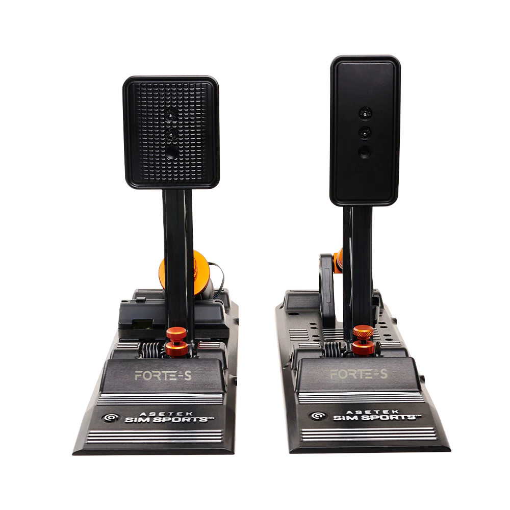 Asetek SimSports S Series Forte Sim Racing Pedals - Frein & Accélérateur (Set Séparé)